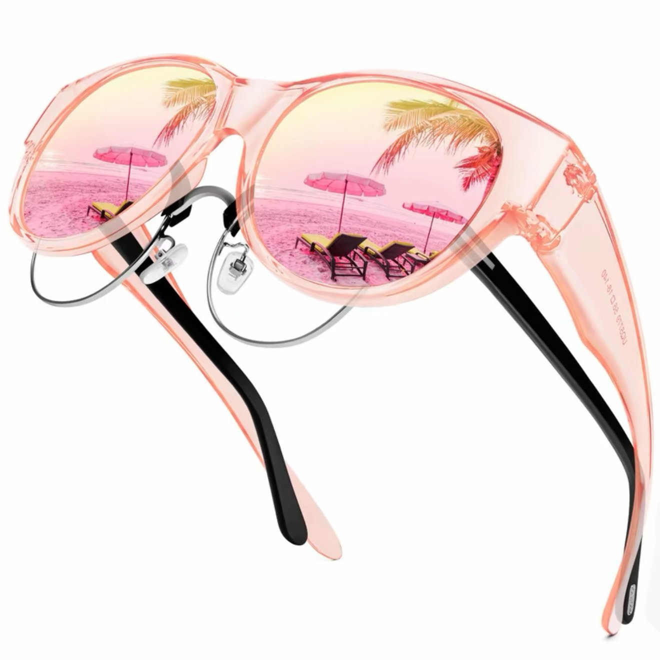 🕶 Neue XL-Cat-Eye-Sonnenbrille mit polarisierenden Gläsern und UV400-Schut