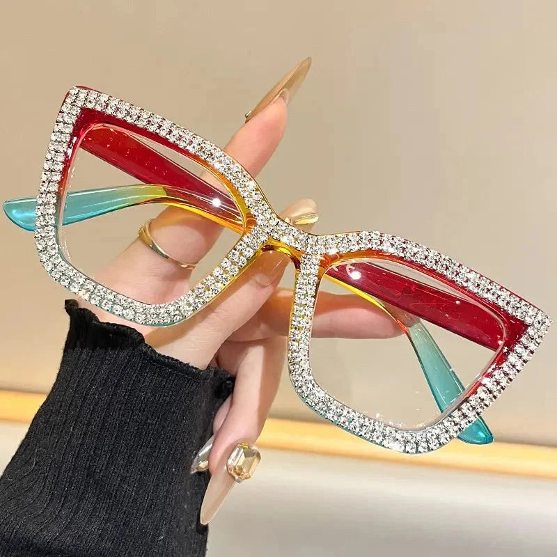 Lesebrille im Katzenaugen-Design mit Blaulichtschutz