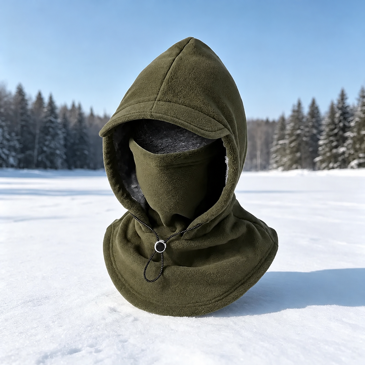 🥶 Sturmhaube aus Fleece – vollständiger Schutz für Gesicht und Hals bei Outdoor-Aktivitäten im Winter