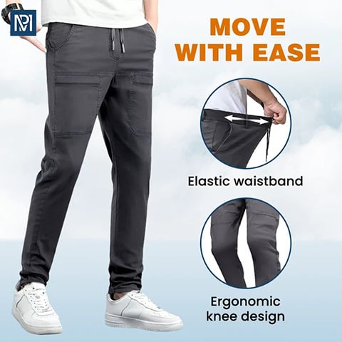 🔥 Angebot nur noch heute: 45 % Rabatt 🥰 MultiPants – Hochflexible, strapazierfähige Hose mit vielen Taschen (inkl. Beintaschen)