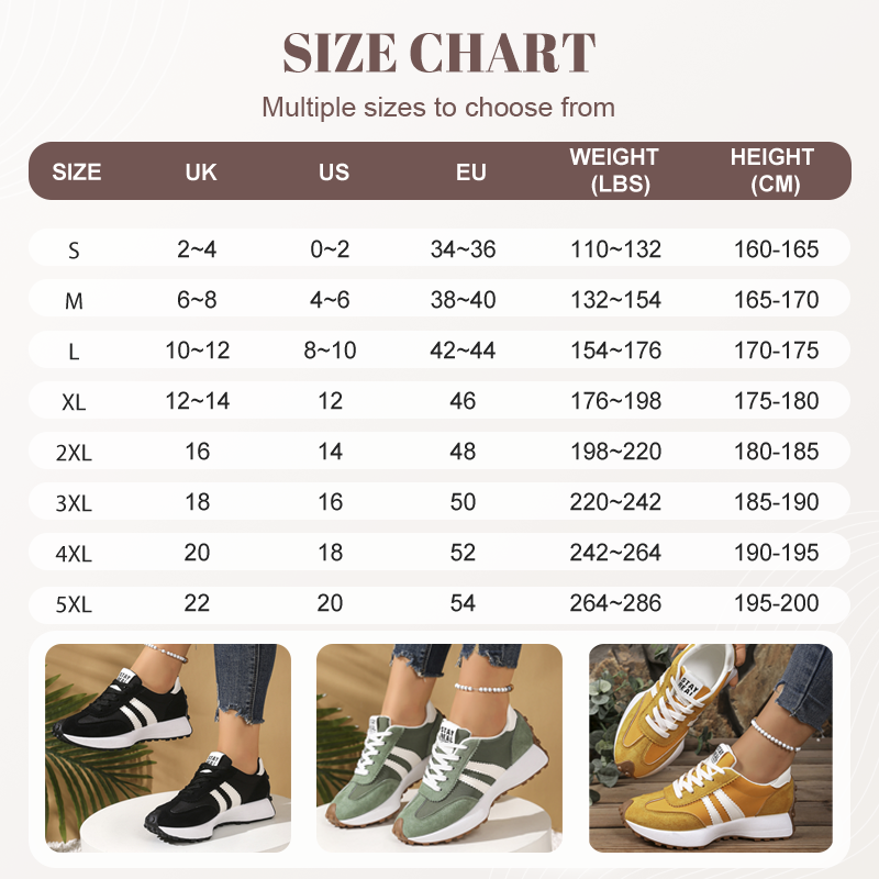 👟 50 % RABATT! ✨ Lässige, klobige Damen-Sneaker mit rutschfester Sohle – ganztägiger Tragekomfort, gepolsterte Sohle und vielseitiger Stil 🏃‍♀️