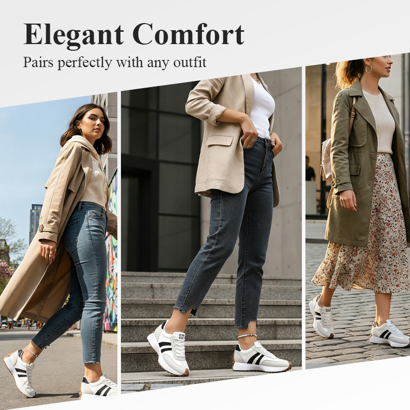 👟 50 % RABATT! ✨ Lässige, klobige Damen-Sneaker mit rutschfester Sohle – ganztägiger Tragekomfort, gepolsterte Sohle und vielseitiger Stil 🏃‍♀️