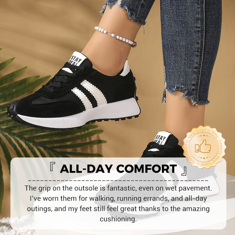 👟 50 % RABATT! ✨ Lässige, klobige Damen-Sneaker mit rutschfester Sohle – ganztägiger Tragekomfort, gepolsterte Sohle und vielseitiger Stil 🏃‍♀️