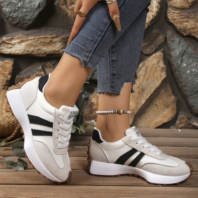 👟 50 % RABATT! ✨ Lässige, klobige Damen-Sneaker mit rutschfester Sohle – ganztägiger Tragekomfort, gepolsterte Sohle und vielseitiger Stil 🏃‍♀️