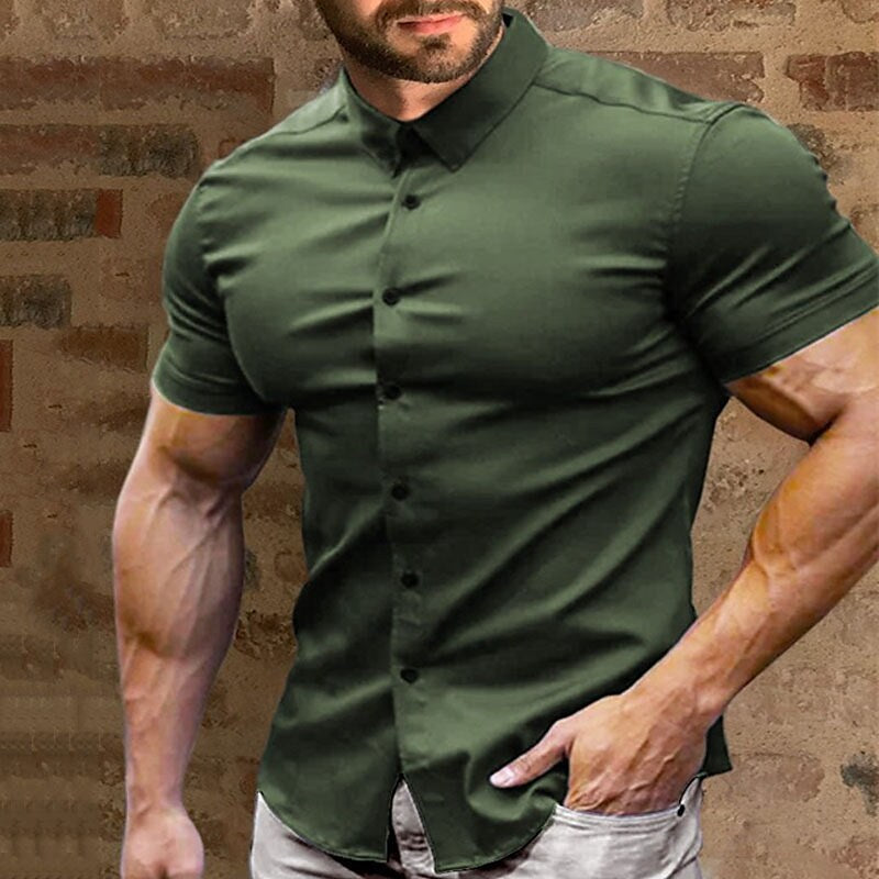 👔 Aktueller Trend! ✨ Bügelfreie Herrenhemden – knitterfrei, den ganzen Tag über komfortabel und perfekt für Business oder Freizeit 👕