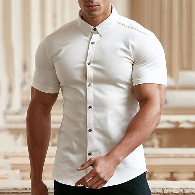 👔 Aktueller Trend! ✨ Bügelfreie Herrenhemden – knitterfrei, den ganzen Tag über komfortabel und perfekt für Business oder Freizeit 👕