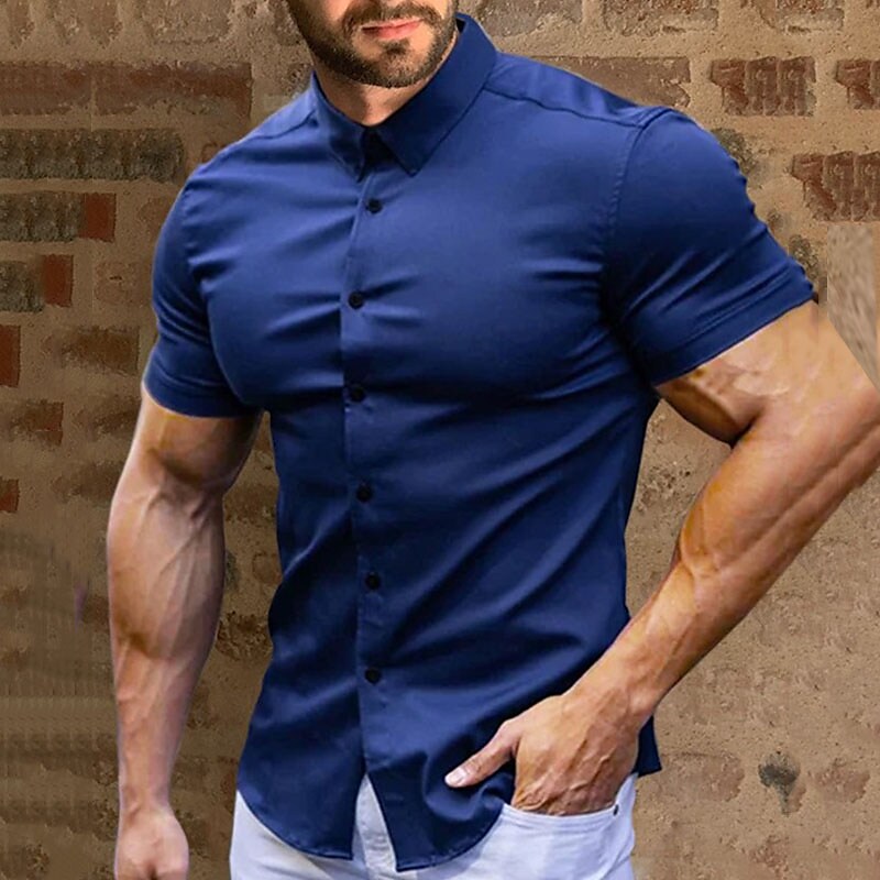 👔 Aktueller Trend! ✨ Bügelfreie Herrenhemden – knitterfrei, den ganzen Tag über komfortabel und perfekt für Business oder Freizeit 👕