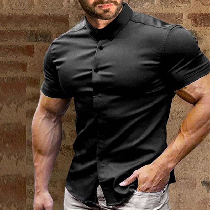 👔 Aktueller Trend! ✨ Bügelfreie Herrenhemden – knitterfrei, den ganzen Tag über komfortabel und perfekt für Business oder Freizeit 👕