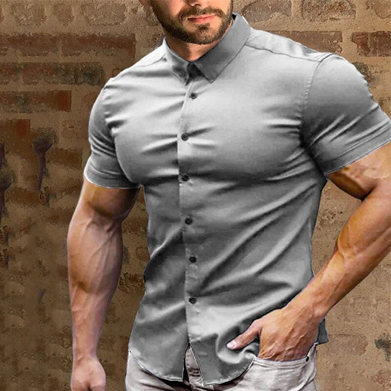 👔 Aktueller Trend! ✨ Bügelfreie Herrenhemden – knitterfrei, den ganzen Tag über komfortabel und perfekt für Business oder Freizeit 👕