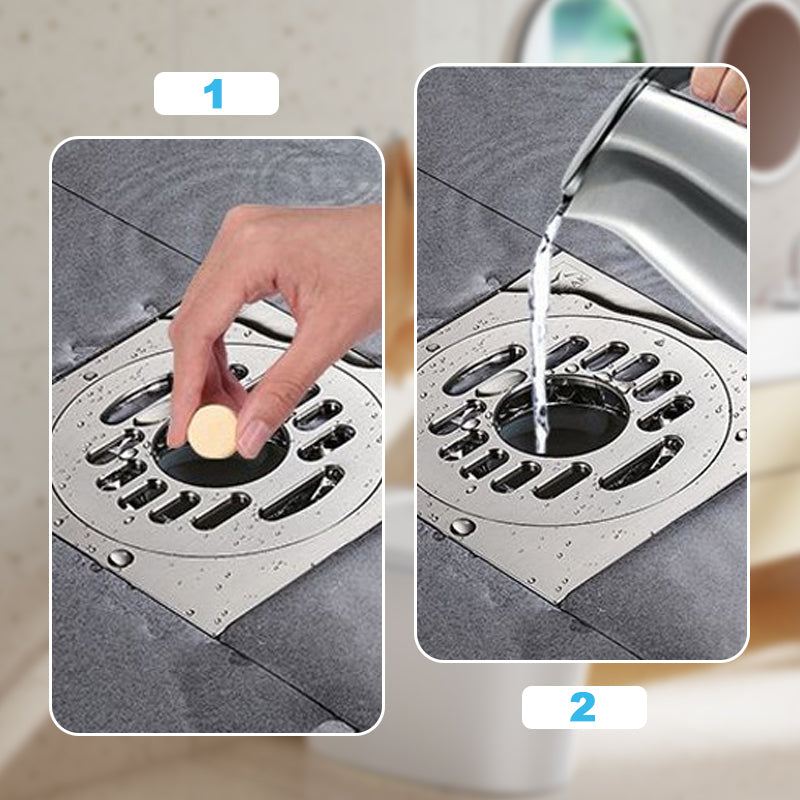 🔥50 % RABATT ❤️ Leistungsstarke Brausetabletten zur Rohrreinigung, lösen schnell Haar- und Fettablagerungen, desodorierender und antibakterieller Rohrreiniger für Waschbecken, Toilette und Bodenabfluss.