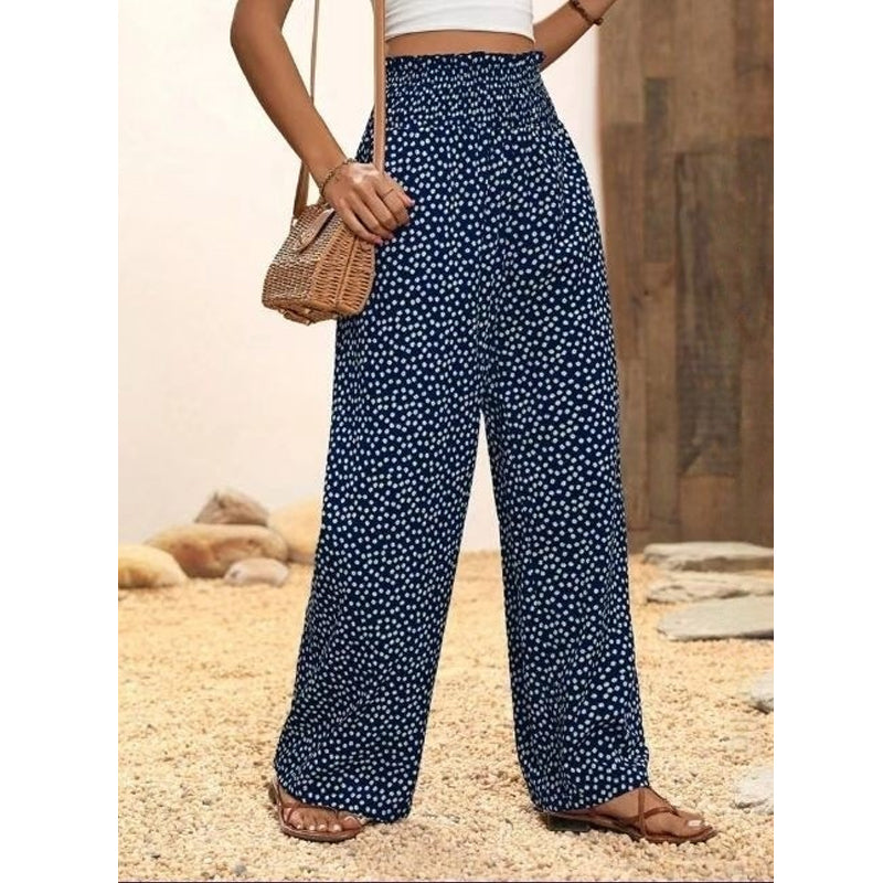 ✨ Raffinierte, hochtaillierte Damenhose mit weitem Bein – Bequeme Passform, elegantes Design & perfekt für einen stilvollen Look 🌸