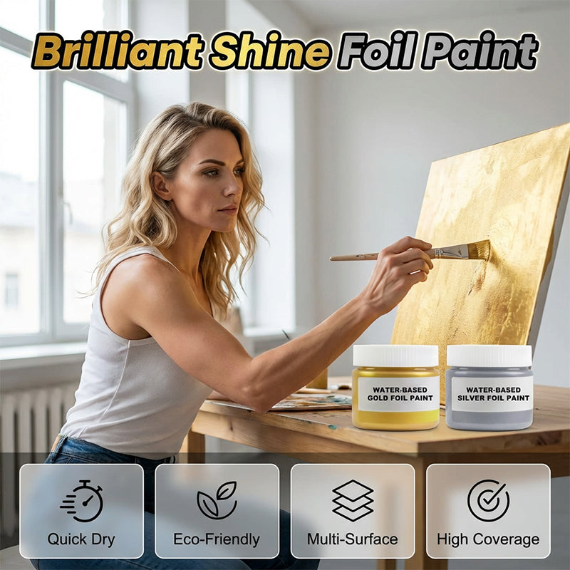 💎 Bestseller: Bis zu 51 % Rabatt – Jetzt shoppen! 🔥 Goldfolienfarbe auf Wasserbasis