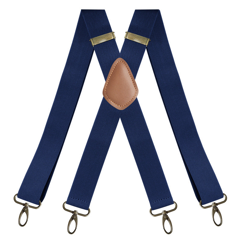 📢📢 49 % Rabatt!! ⏰ Herren-Hosenträger mit X-Rücken und Hakenclips