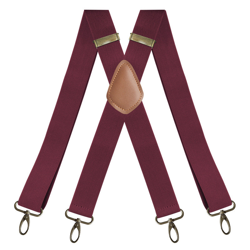 📢📢 49 % Rabatt!! ⏰ Herren-Hosenträger mit X-Rücken und Hakenclips