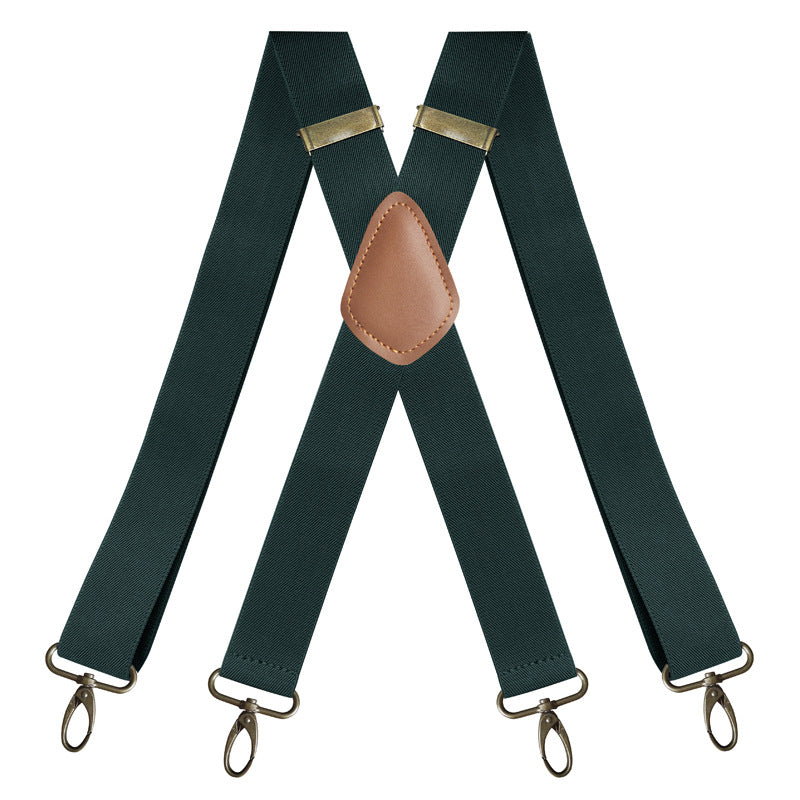 📢📢 49 % Rabatt!! ⏰ Herren-Hosenträger mit X-Rücken und Hakenclips