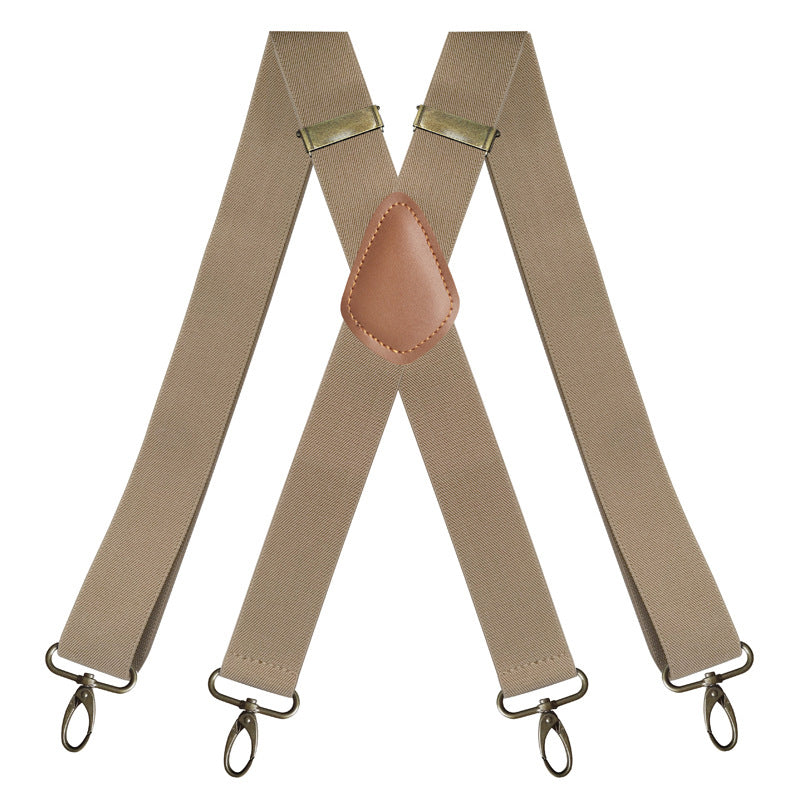 📢📢 49 % Rabatt!! ⏰ Herren-Hosenträger mit X-Rücken und Hakenclips