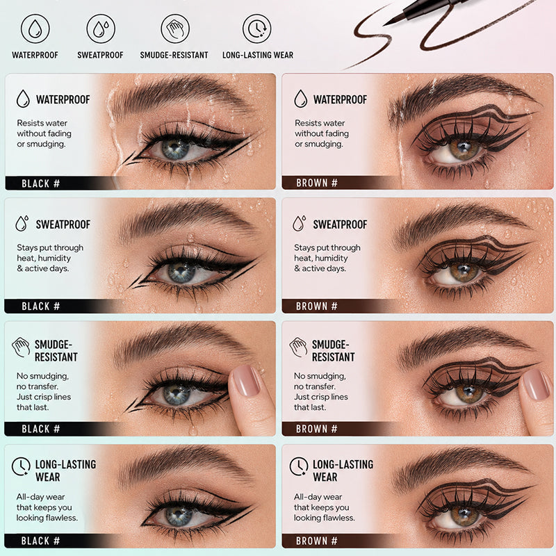Wasserfester flüssiger Eyeliner-Stift