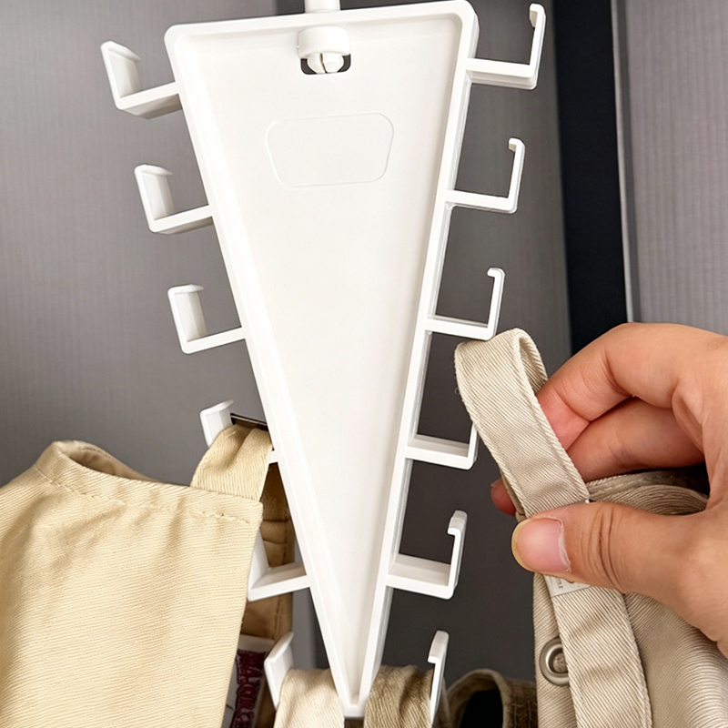 ⏳ZEITLICH BEFRISTETES ANGEBOT! 🏠 1 kaufen, 1 gratis – Dreieckiger Kleiderschrank-Organizer für Kleidung, Accessoires & mehr 💖