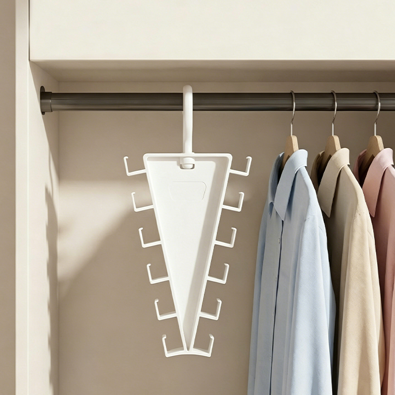 ⏳ZEITLICH BEFRISTETES ANGEBOT! 🏠 1 kaufen, 1 gratis – Dreieckiger Kleiderschrank-Organizer für Kleidung, Accessoires & mehr 💖