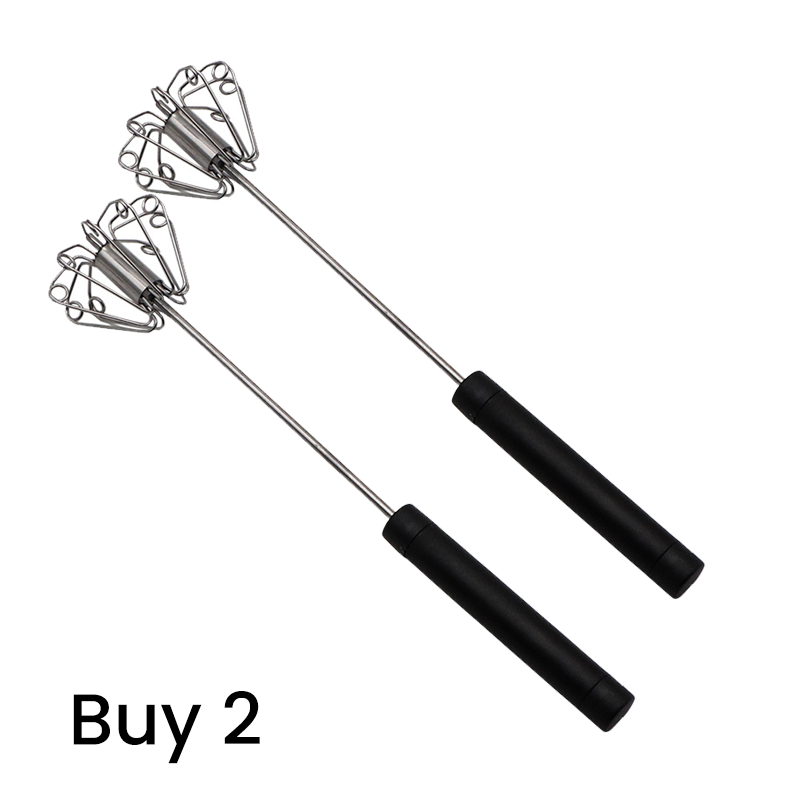 🍳 Praktischer Küchenhelfer! Druckschneebesen mit rutschfestem Griff, rostfrei und langlebig zum günstigen Preis!