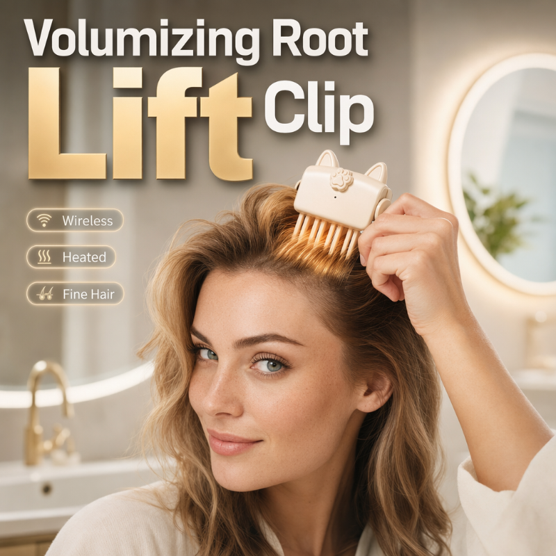 🎉Über 48.000 verkaufte Exemplare 💇 Kabelloser, beheizbarer Volumen-Haarclip für den Haaransatz – das tragbare Reise-Styling-Tool für feines, glattes Haar
