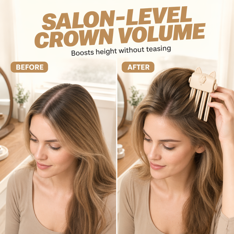 🎉Über 48.000 verkaufte Exemplare 💇 Kabelloser, beheizbarer Volumen-Haarclip für den Haaransatz – das tragbare Reise-Styling-Tool für feines, glattes Haar